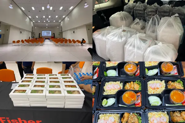 ข้าวกล่องงานสัมนาที่คณะวิทยาศาสตรย์ มข.