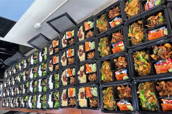 อาหารกล่องพร้อมชุดเบรค รพ.ศรีนครินทร์